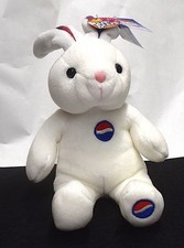 Vintage 1999 Pepsi PROMO Bunny Plush Stuffed Animal Limited Edition 432E picture
