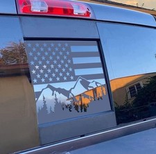 for 2019-2026 Chevy Silverado GMC Sierra, Rear Middle Window Mountain picture