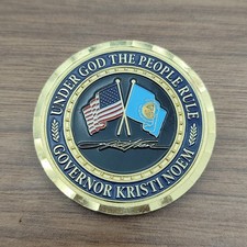 Governor South Dakota Mount Rushmore Challenge Coin picture