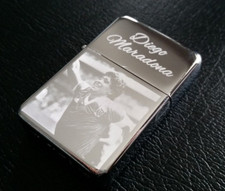 Diego Maradona Engraved Lighter With Gift Box - FREE ENGRAVING picture