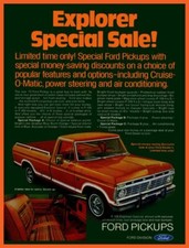1973 Ford F-100 Pickup Truck NEW Metal Sign - 24