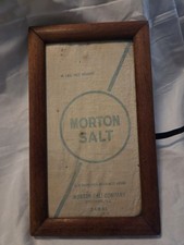 Morton Salt 4 Lbs Vintage Bag Framed picture