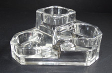 Vtg PartyLite Castle Crystal Glass 3 Tier Votive Tealight Holder Germany picture