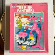 Vtg Whitman Pink Panther Puzzle 1974 Complete 14 x 18 CIB picture