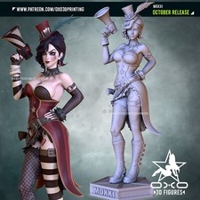 Moxxi - Borderlands, 1:10 Scale, SFW and NSFW, 3D Printed - Resin Figure picture