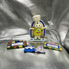 Pillsbury Doughboy Danbury Mint Porcelain Kitchen Wall Plaque Set Hanging picture