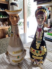 Cowboy and Indian Creme De Menthe Bottles Garnier picture