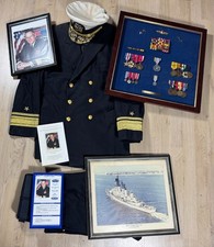 US Navy Rear Admiral Thomas Emery Uniform Grouping Tunic Awards Visor Vietnam picture