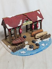 St. Nicholas Square Village Collection Rapids Boat Rental Resin Christmas Decor picture
