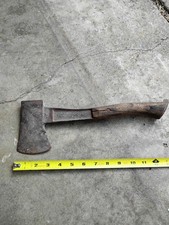 Vintage Bridgeport Hatchet Axe with Wood Handle Needs Repair USA picture
