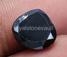 4.10 Ct IGL Certified Genuine Black Amethyst Pear Shape Loose Gemstone 5AOR picture