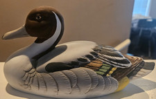 Vintage Kato Kogei Japan Porcelain Pintail Duck Decoy Figurine Matte Bisque picture