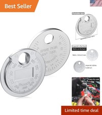 Precision Spark Plug Gauge Tool - Durable Zinc Alloy, Scaled 0.020 to 0.100 Inch picture