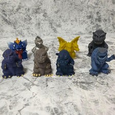Godzilla Finger Puppet Set Lot 8 1990s Japan Collectible Figures Rare picture