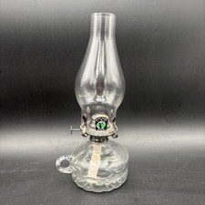 Oil Lamp Clear Glass 11.5