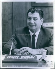 1969 Washington Corrections Center Ernest Timpani Superintendent Photo 7x9 picture