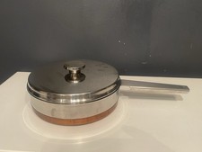 VTG Nils Johan Hallsjobruk Sweden 2L Stainless Steel Steamer Pan w/Lid & Insert picture