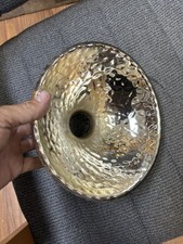 Quilted Silver Mercury Glass Shade 9” Oc White Faries picture