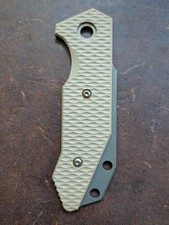 Hinderer Halftrack Scale: Battle Bronze Titanium, Textured Coyote G-10, BronzeHW picture