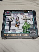 JIM SHORE THE NIGHTMARE BEFORE CHRISTMAS SET OF 4 CHRISTMAS ORNAMENTS picture