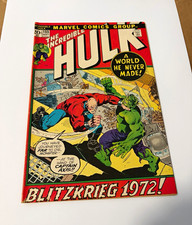 Marvel The Incredible Hulk #155 (Sept 1972) Hulk/Captain Axis Blitzkrieg 1972 picture