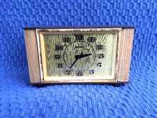 Vintage table clock Molnija  1 class USSR Serviced picture