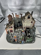 Lemax Spooky Town TOMBSTONE QUARRY Animated Sights Sounds 35515 Retired Tested picture