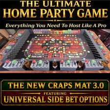 Craps Mat Home Party Game 60