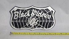 Black Widows  Cast Aluminum Car Club Plaque picture