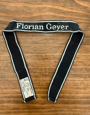 GERMAN COLLECTIBLE MILITARY CUFF TITLE PATCH OFFICER UNIFROM GOOD CONDITION picture