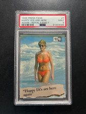 Princess Diana Happy Di's Royal Family 1993 Press Pass #7 PSA Graded Mint 