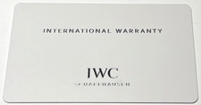 IWC IW376805 Aquatimer Chronograph Warranty Certificate Guarantee 2015 5 Serial picture