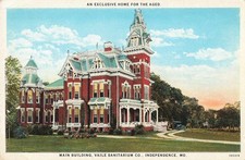 Postcard Independence MO Vaile Mansion Sanitarium Home for Aged WB Antique picture