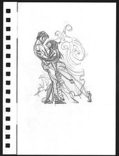 Mike Hoffman hand drawn Original Pencil Art page famous comic artist picture