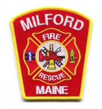 Milford Fire Rescue Department Patch Maine ME picture