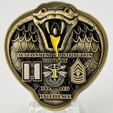 1st Special Forces Group Sustainment Distribution Company Challenge Coin Cobra picture