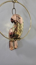 BEAUTIFUL Vintage Brass Copper Parrot by Artist Sergio Bustamante Attributed picture