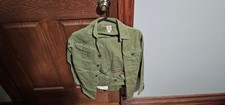 Vintage Boy Scouts of America Official Sanforized Olive Green Uniform Shirt picture