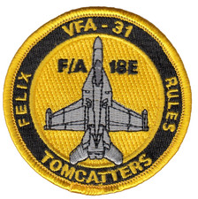 VFA-31 TOMCATTERS F/A-18E FELIX RULES SHOULDER PATCH picture