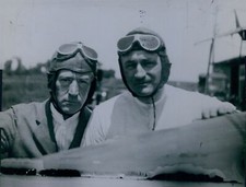 1922 Judge K M Landis Baseball Czar Flying Press Photo picture