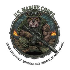 1343 USMC MOS Assault Breacher Vehicle Mechanic Marine Corps Bulldog 4
