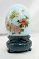 Avon Oriental Egg Delicate Blossoms Patchwork Cologne 1 FL. Oz. Full picture