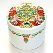 Bjorn Wiinblad Rosenthal Christmas Elves Round Trinket Box Bonbonniere picture