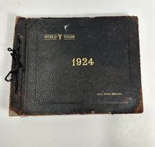 1924 Photo Album 450 + photos SS Saxônia SS United States Trip Around The World picture