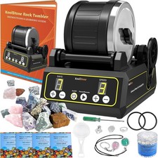 C1 Rock Tumbler Kit - Professional Large 2.5LB Capacity, Up to 5X More Noise Can picture