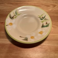 Vintage Green & Yellow Saucer picture