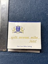 Vintage Galt Ocean Mile Hotel Fort Lauderdale Florida Matchbook Matches picture