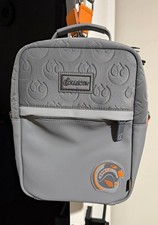Collectiv Star Wars rebel pilot Crossbody Sling Bag Gray/Orange New W/O tags picture