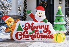 10FT Christmas Inflatable Merry Christmas Sign with Built-In LEDβSππ
picture