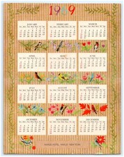 1969 Naples Hotel New York Calendar Christmas Card picture